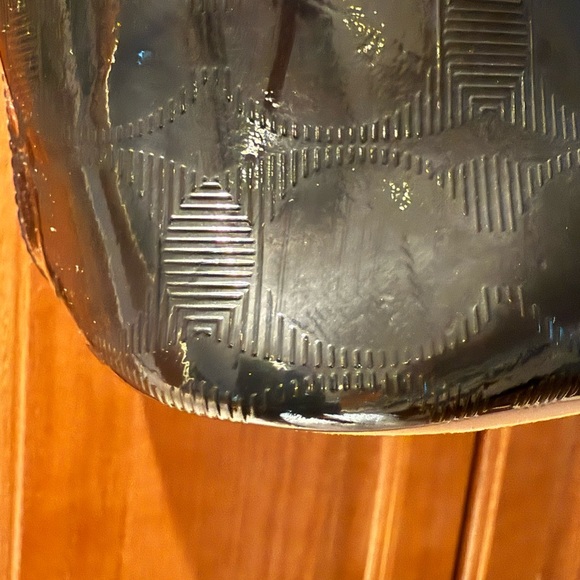 Coach Tote Black & Tan leather trim - Picture 8 of 12